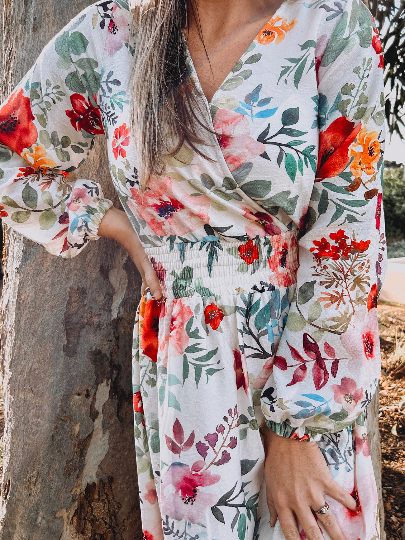 Womens Long Sleeve Maxi Tier Dress - The Daughter's Hymn (limited edition)