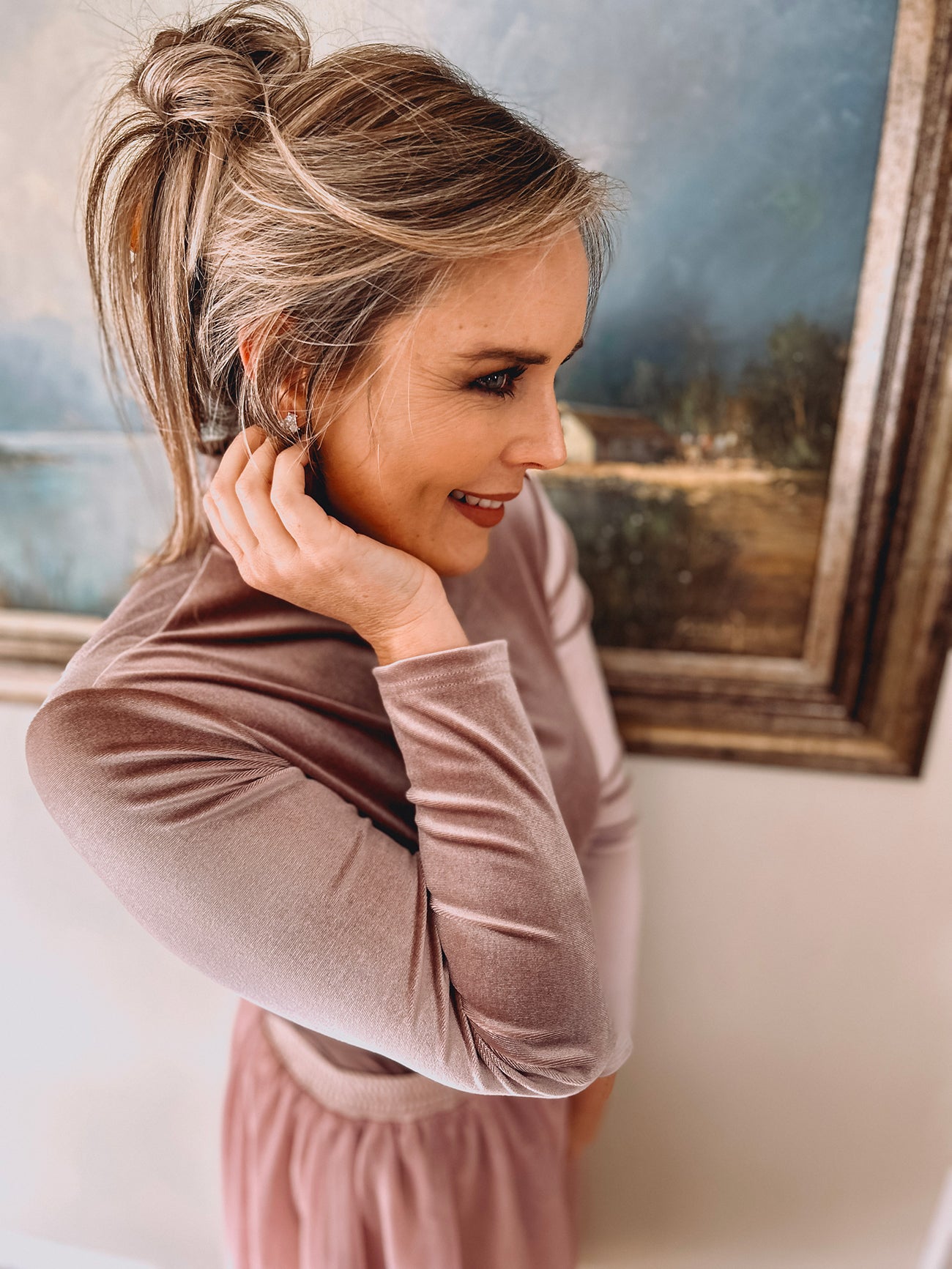 Ballet Soiree - Womens Velvet Top (various colour options)