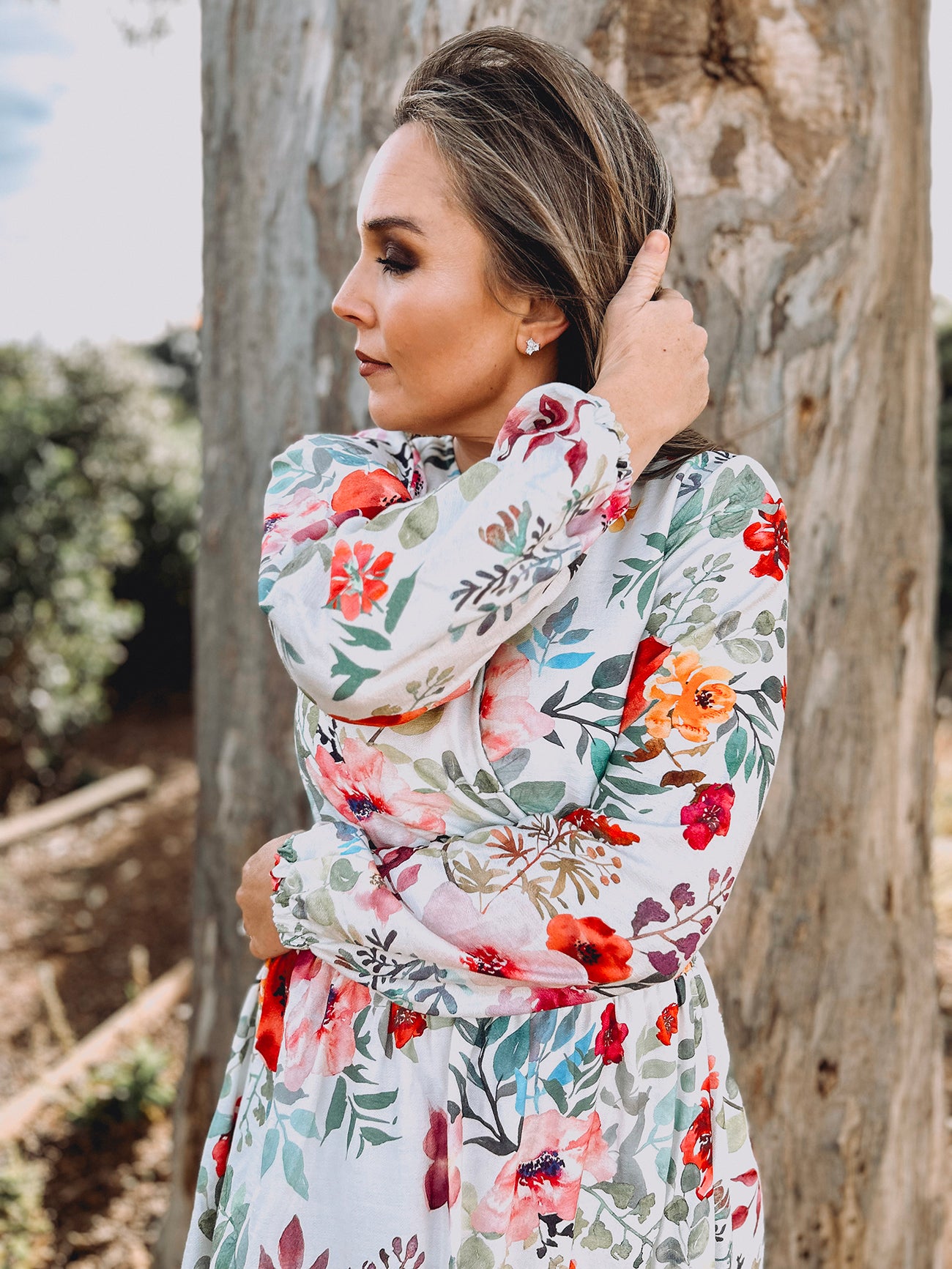 Womens Long Sleeve Maxi Tier Dress - The Daughter's Hymn (limited edition)