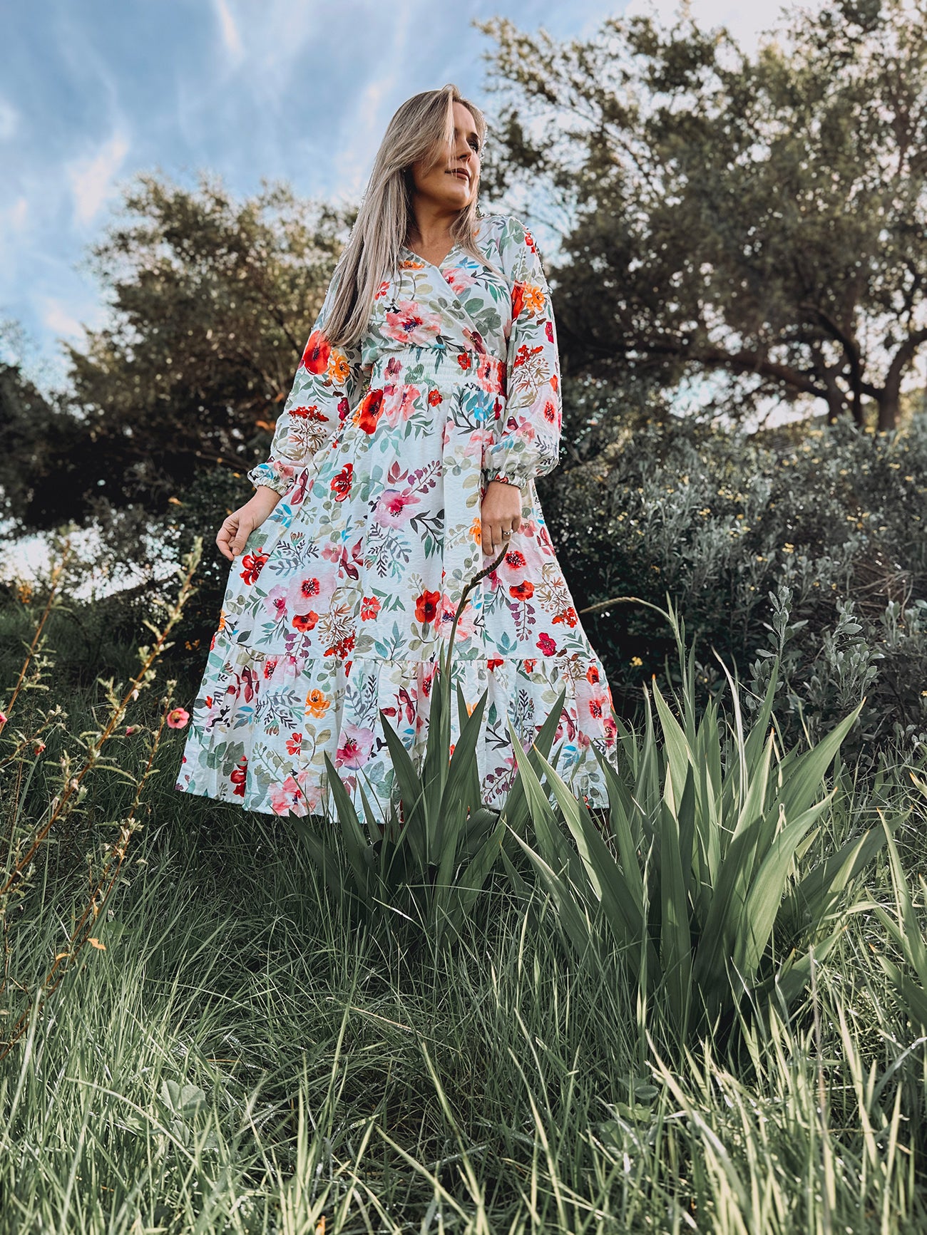 Womens Long Sleeve Maxi Tier Dress - The Daughter's Hymn (limited edition)