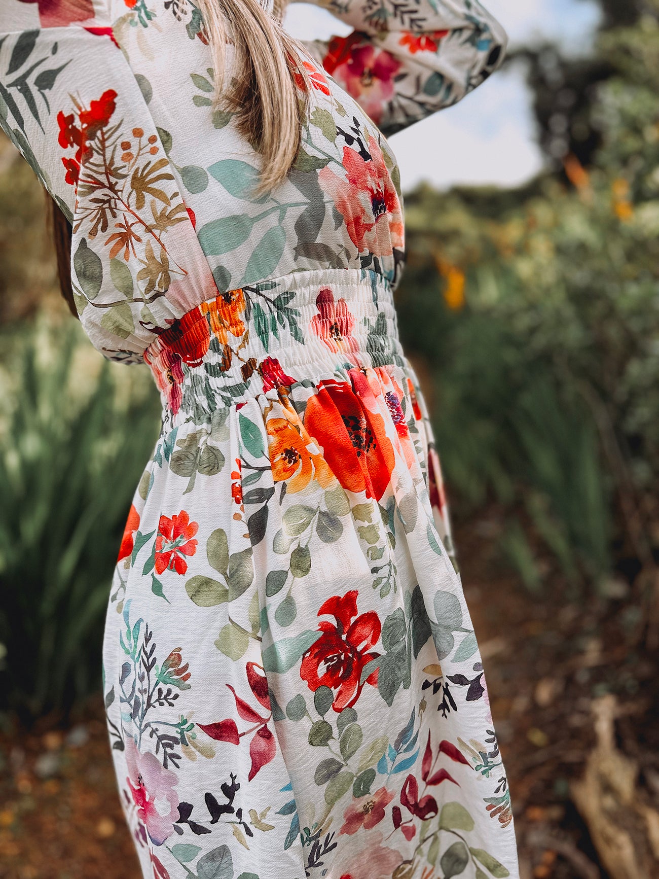 Womens Long Sleeve Maxi Tier Dress - The Daughter's Hymn (limited edition)
