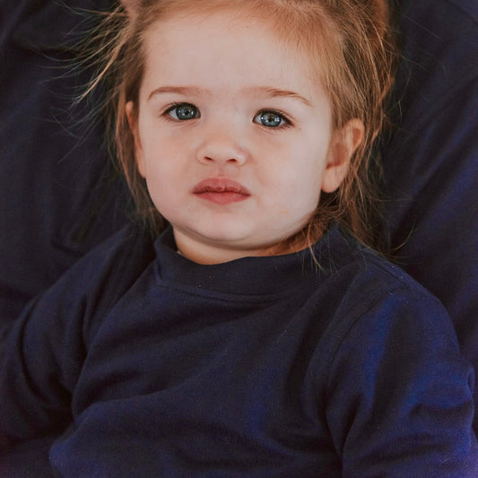 Kids Fleece Sweetpakkie - Navy (sold as a set)