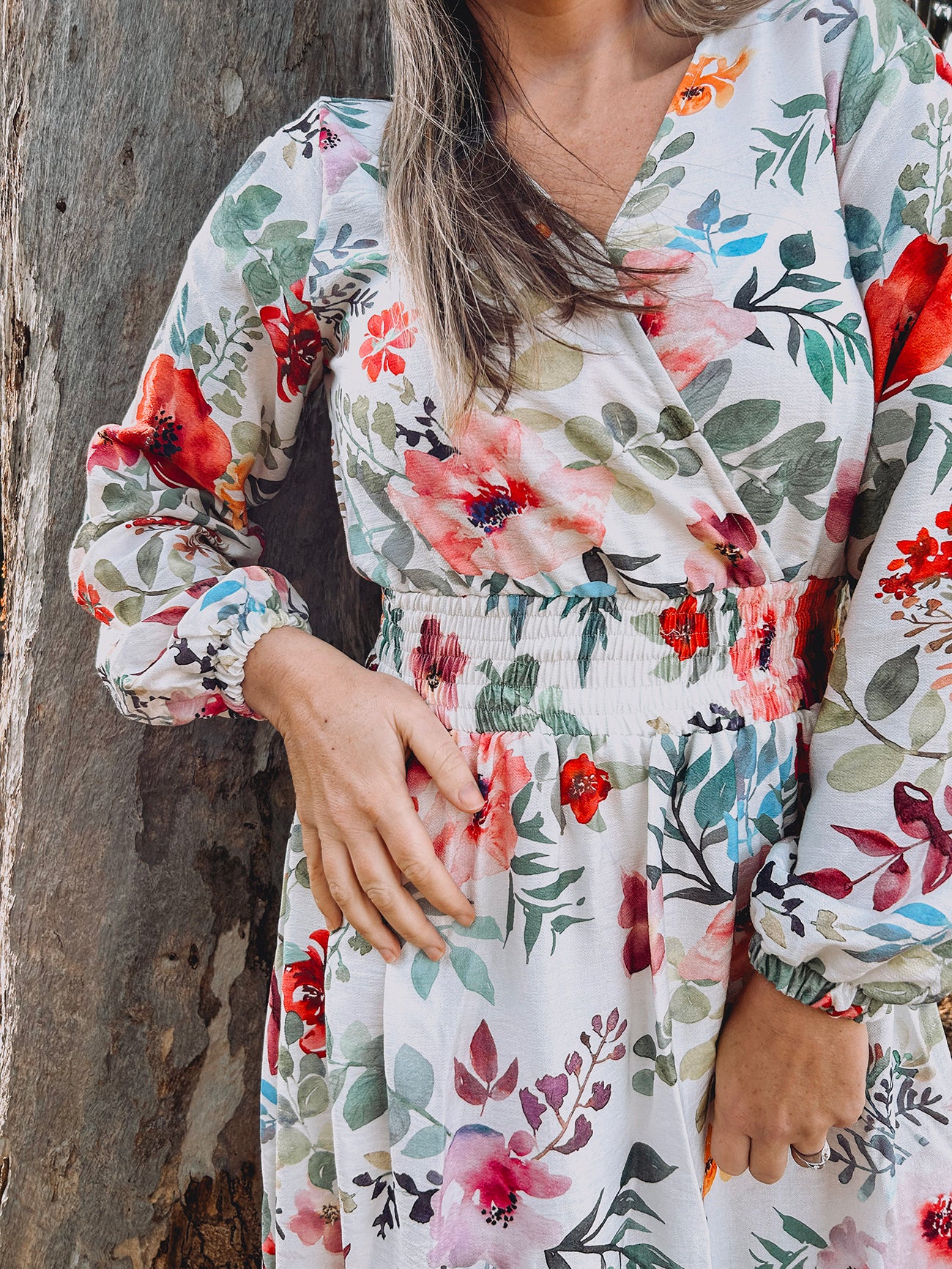 Womens Long Sleeve Maxi Tier Dress - The Daughter's Hymn (limited edition)