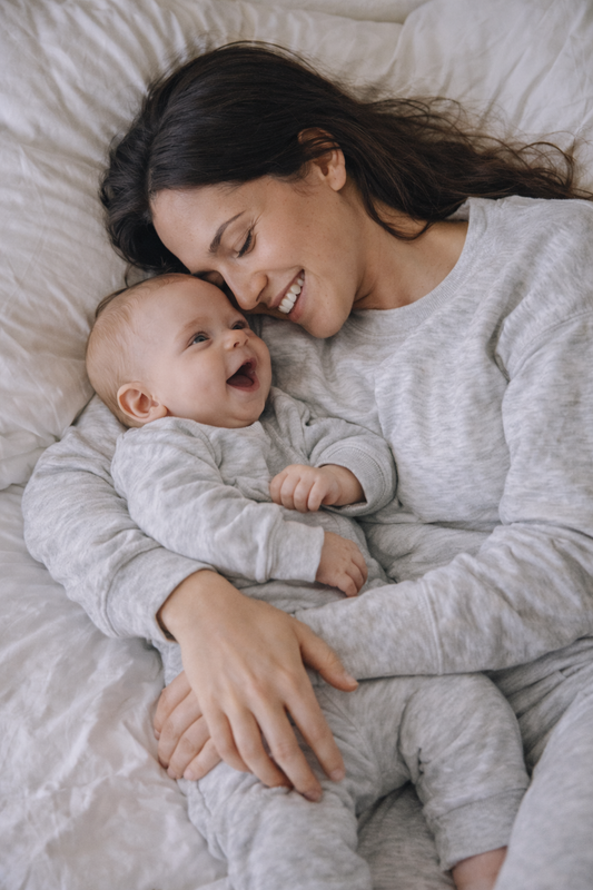 Womens Fleece Sweetpak - Grey Melange (sold as a set)