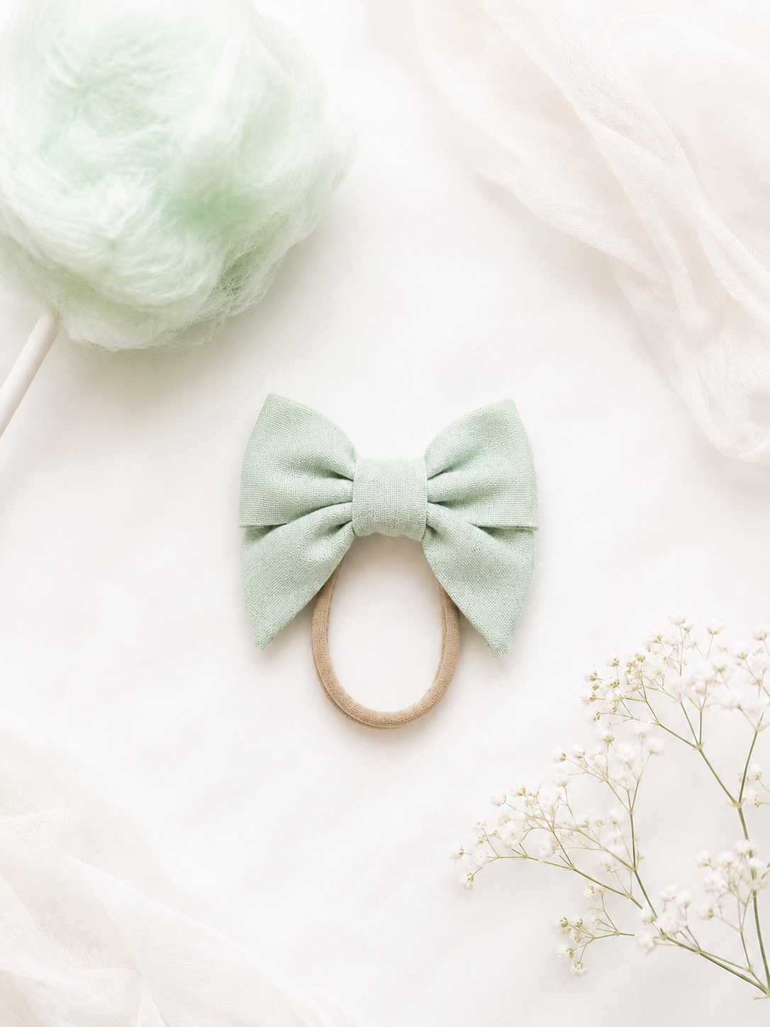 Pistachio Nylon Headband