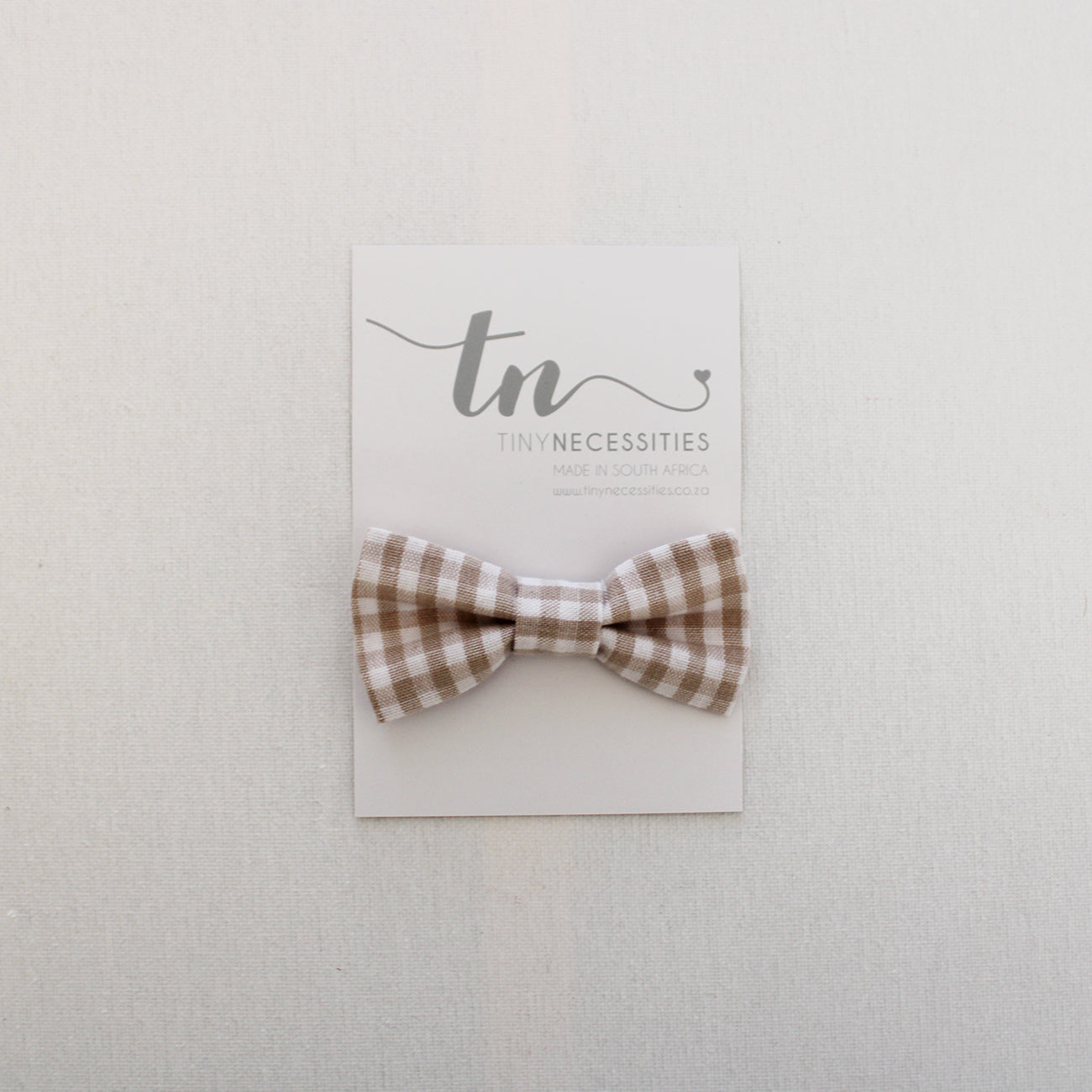 Gingham Bow Tie