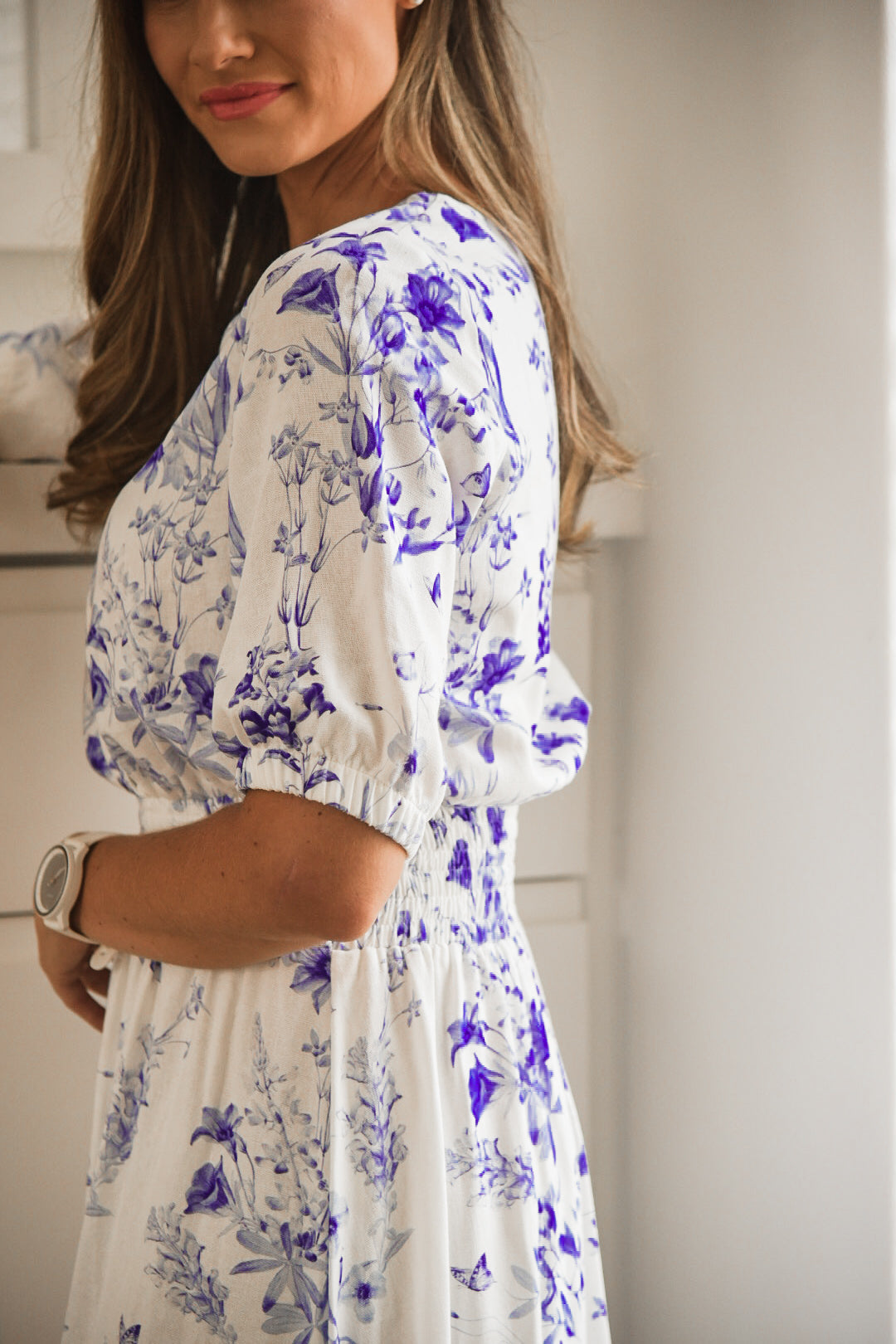 Womens Maxi Tier Dress - Ice Cream Sundays