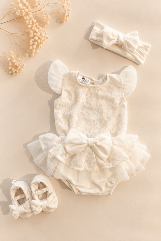 Bow Headband - Ivory