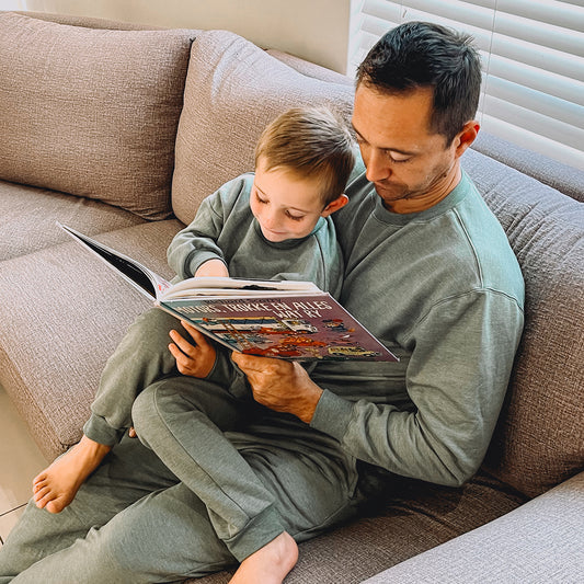 Kids Fleece Sweetpakkie - Khaki Green (sold as a set) 10 working days lead time