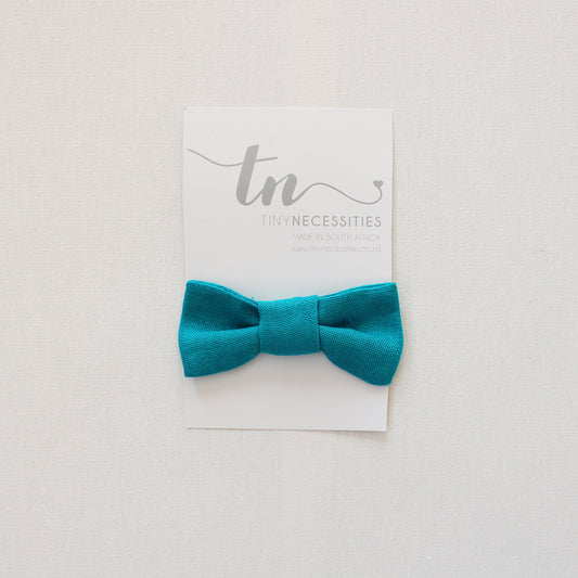 Aquamarine Bow Tie