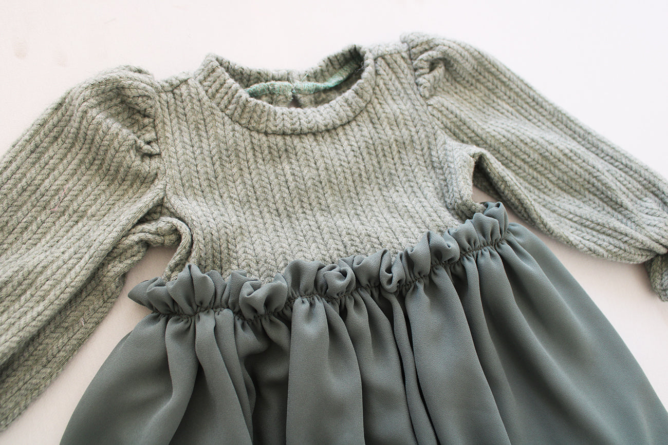 Aurelia Dress - Teal (headband sold separately)