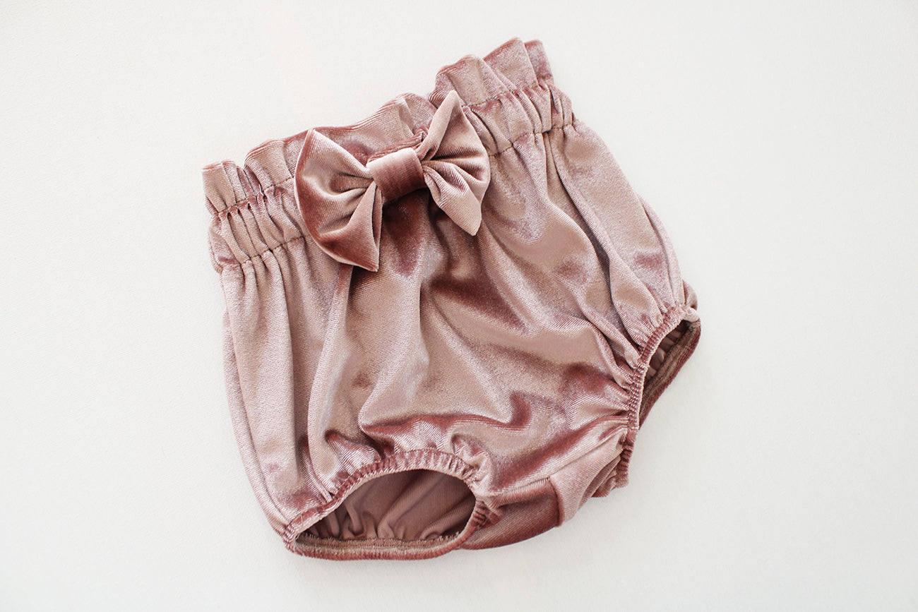 Curtsy Blush high waist Bloomer with bow (accessories sold separately) limited edition