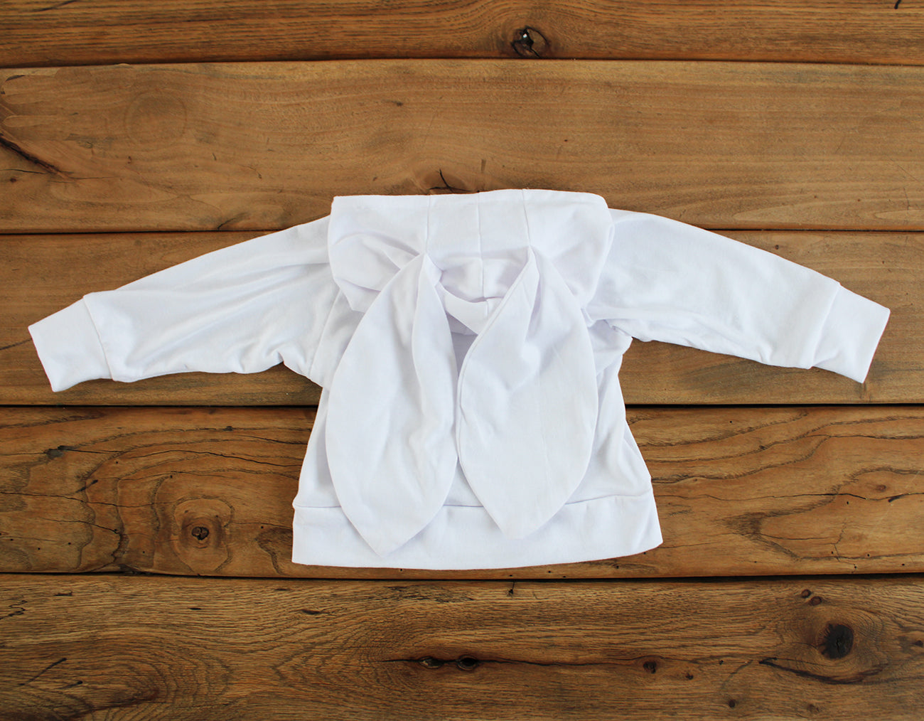 Hooded Bunny Jersey - White