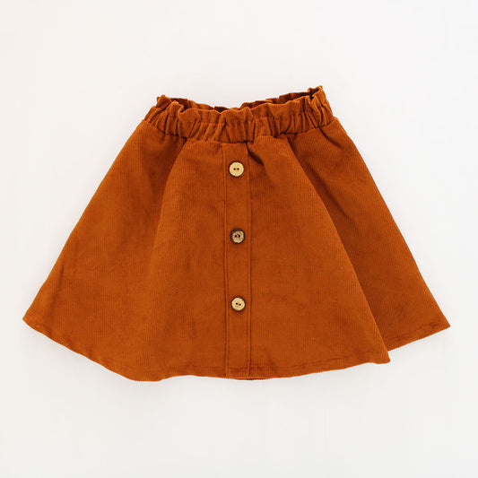 Corduroy Skirt - Copper