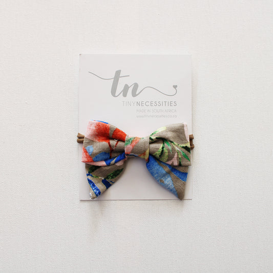 Wheat Harvest Floral Nylon Headband