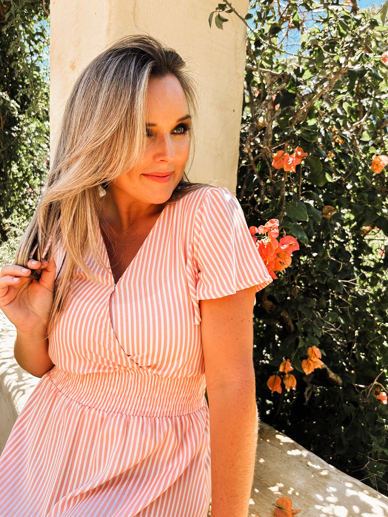 Womens Maxi Tier Dress - Ice Cream Sundays
