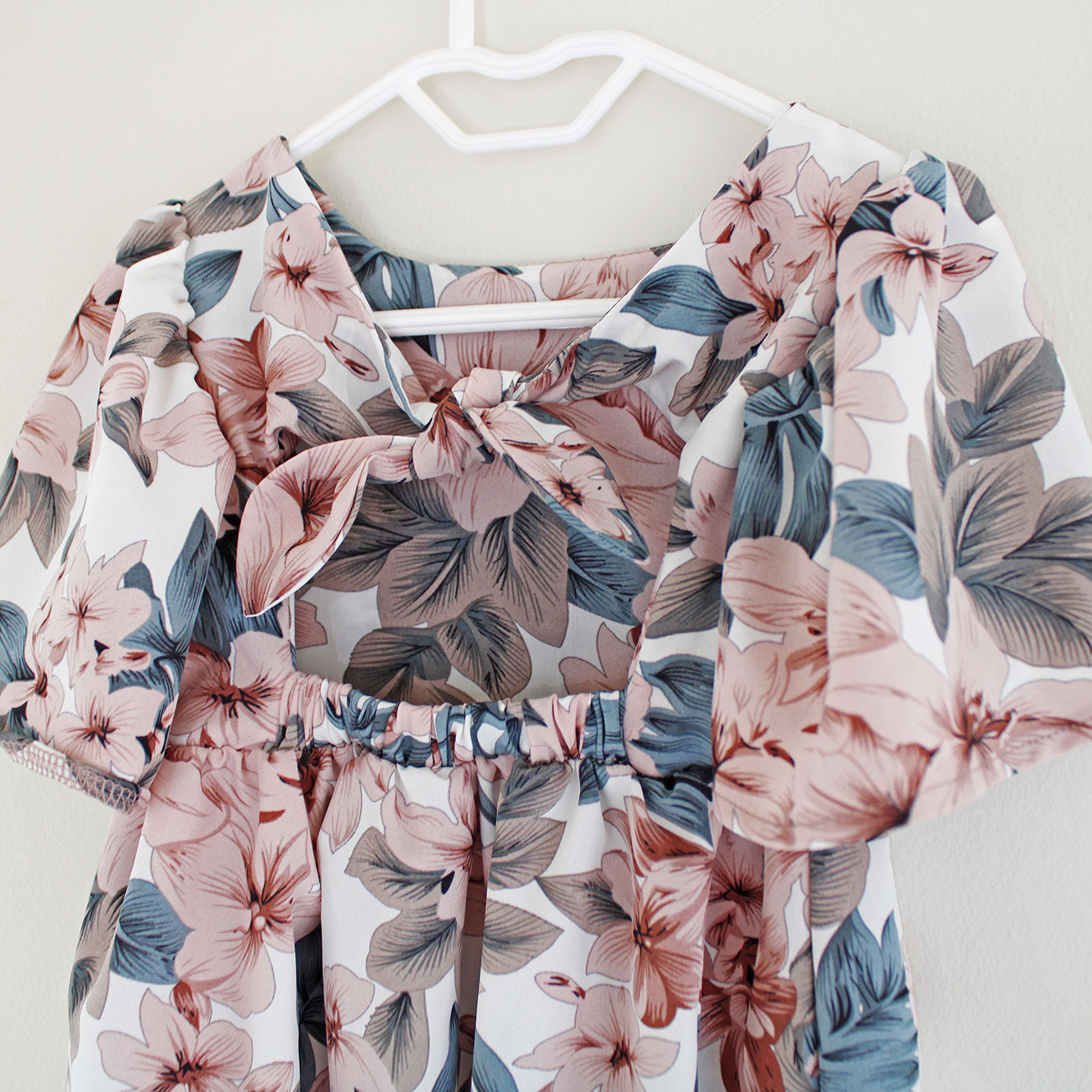 Open Back Bell Dress - Lily of the Valley