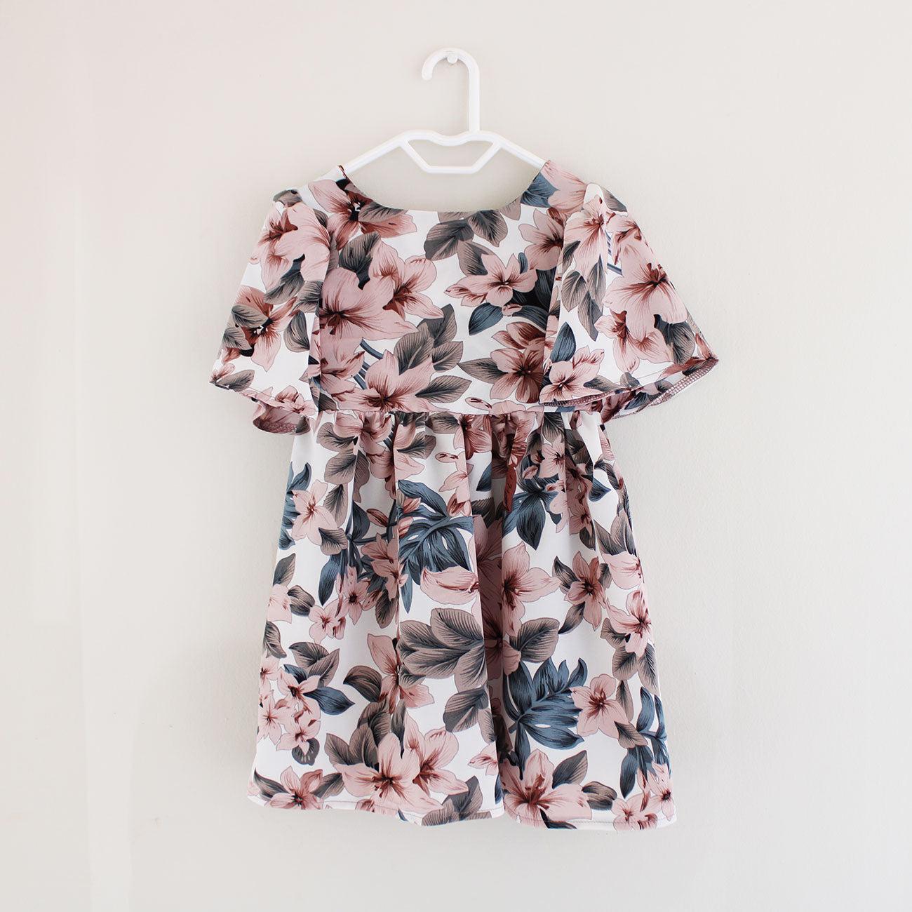 Open Back Bell Dress - Lily of the Valley