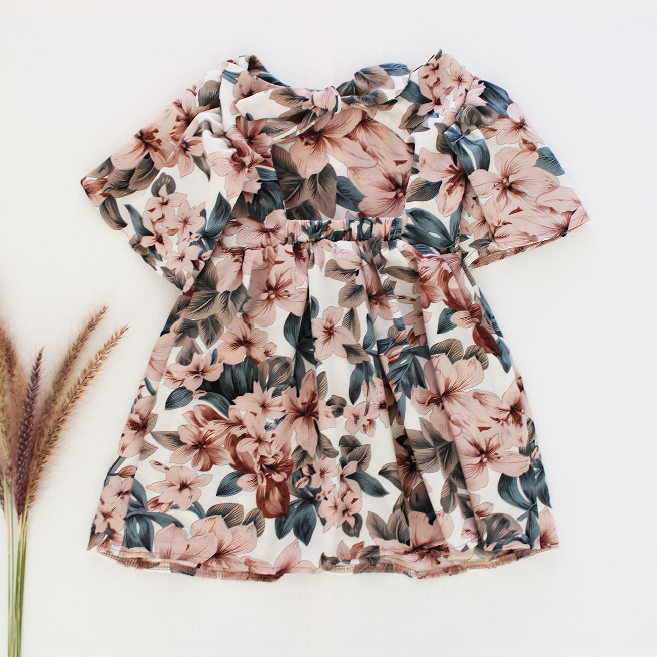 Open Back Bell Dress - Lily of the Valley