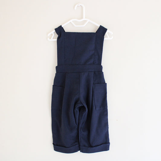 Deep Navy Dungaree - Long Pants (bow tie sold separately)
