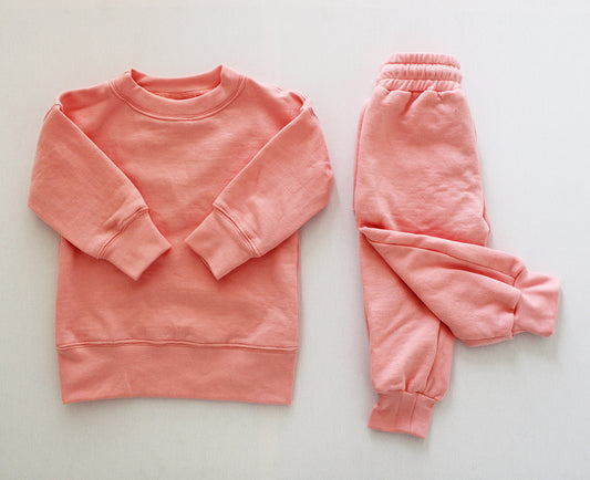 Kids Fleece Sweetpakkie - Peach (sold as a set) 10 working days lead time