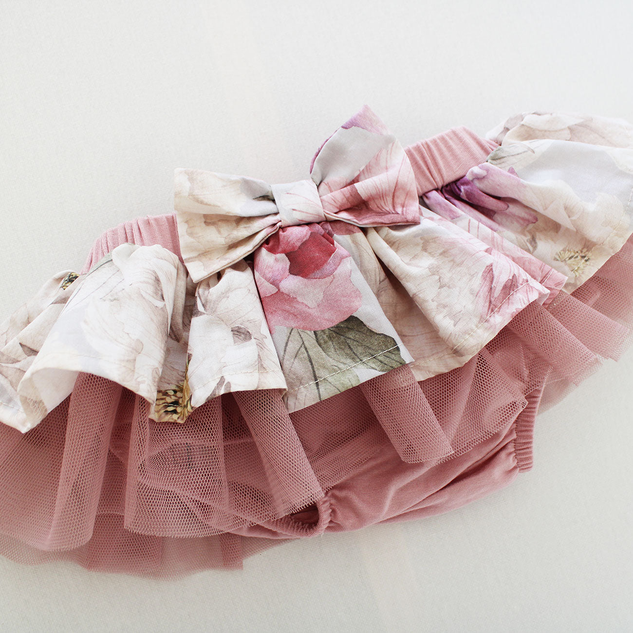Peonies Tutu Bloomer with Bow (headband sold separately)