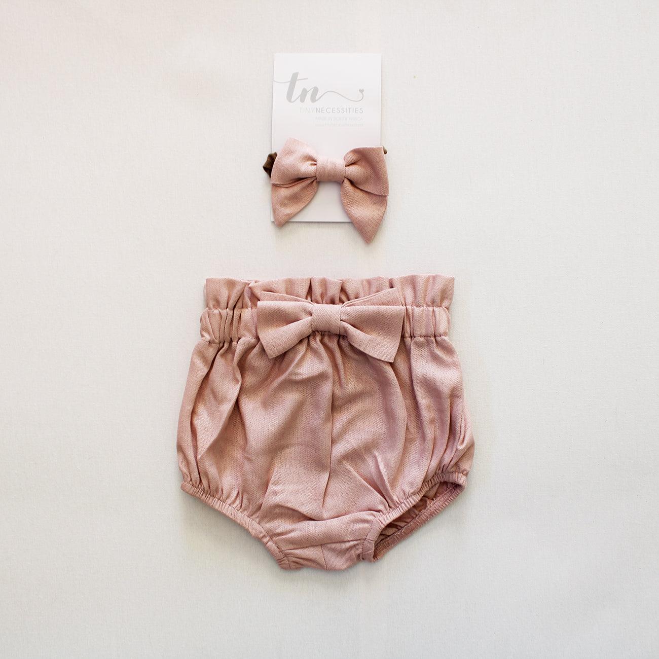 The Pink Promise Bloomer with Bow (onesie + accessories sold separately)