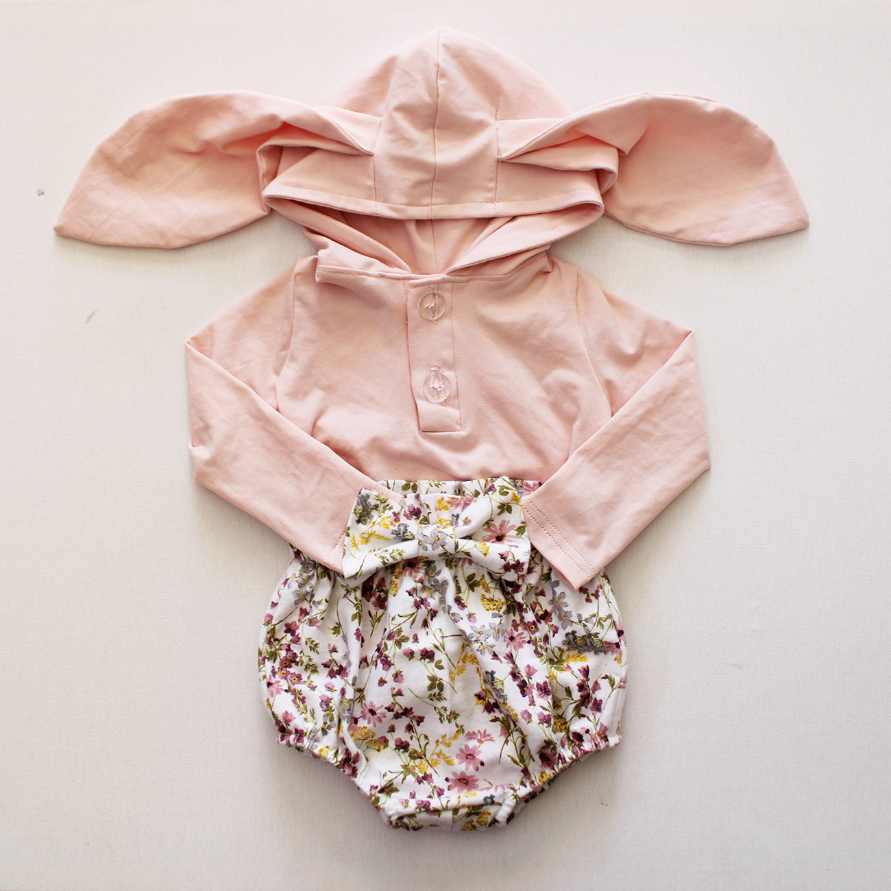 The Amber Wildflower Bloomer with Bow (onesie + accessories sold separately)