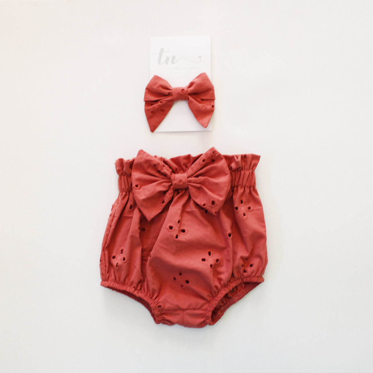Rosewood Anglaise Bloomer with Bow (onesie + accessories sold separately) LIMITED EDITION
