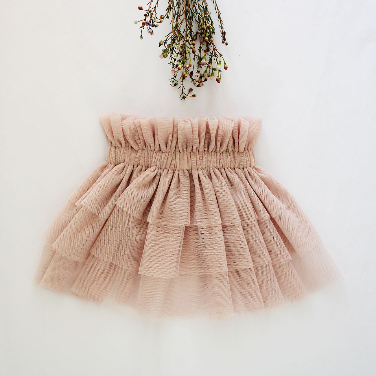 Gathered Tutu Skirt Soft Pink – Tiny Necessities South Africa
