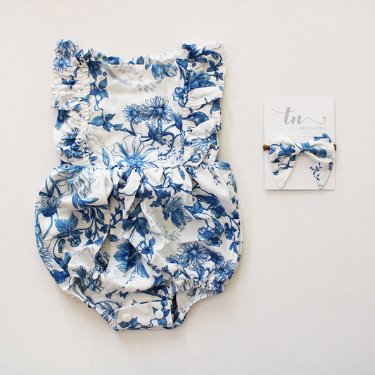 The Prayer Romper (headband sold separately)