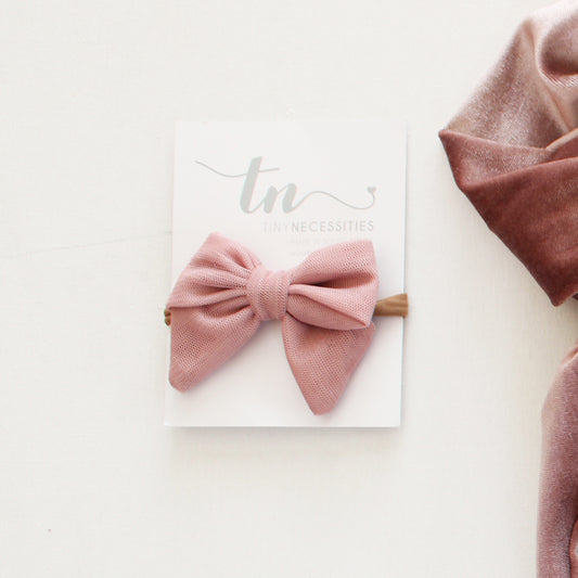 Curtsy Blush Nylon Headband