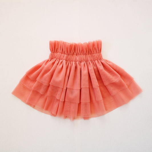 Gathered Tutu Skirt - Watermelon