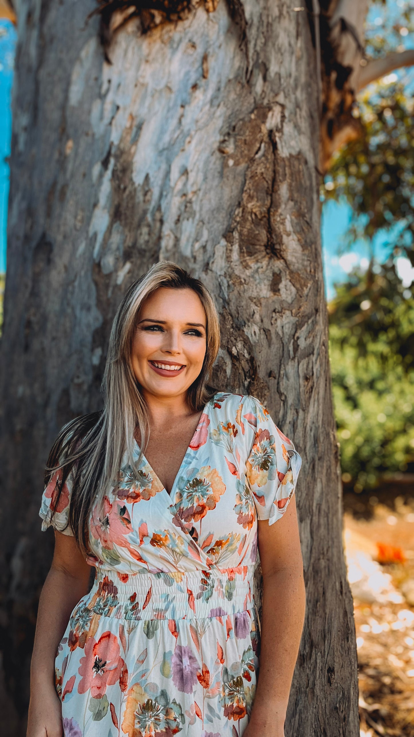 Womens Knotted Short sleeve Maxi Tier Dress - Hadassah