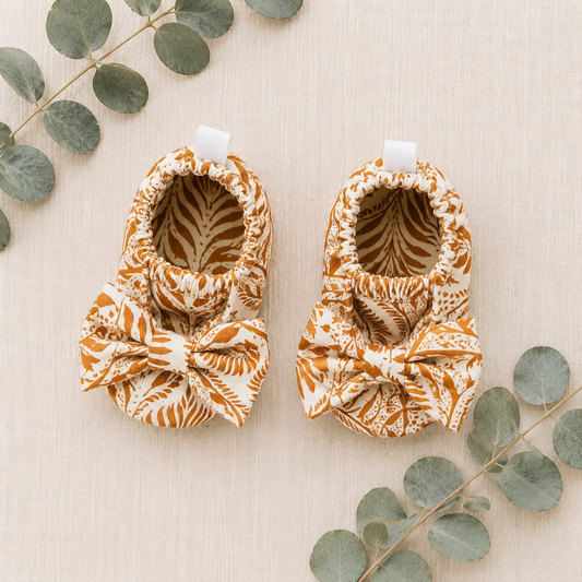 Soft Sole Shoes with bow - Anthea Rust