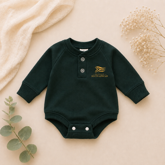 Proudly South African Long Sleeve Unisex Jumper - Teal (7 working day lead time)