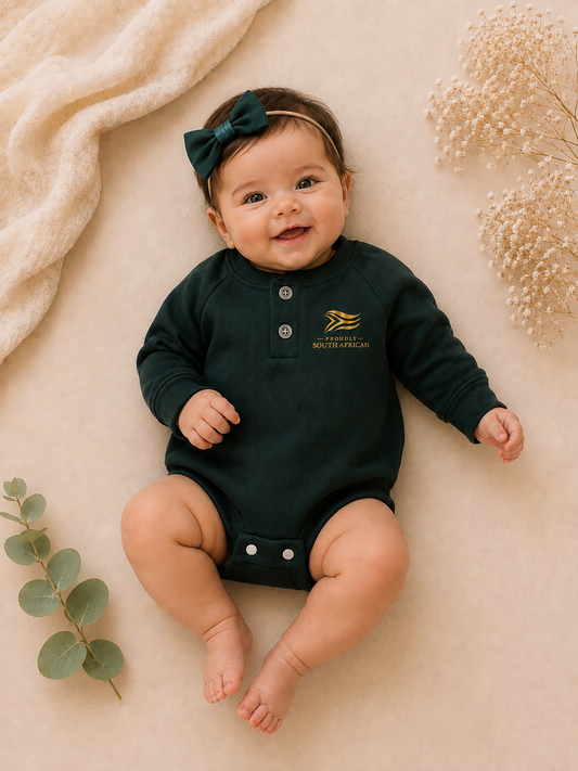 Proudly South African Long Sleeve Unisex Jumper - Teal (7 working day lead time)