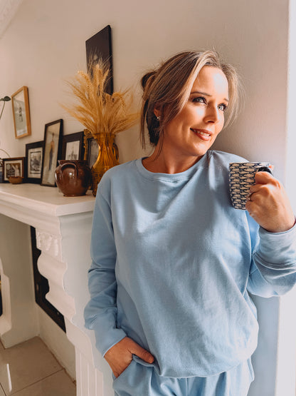 Womens Fleece Sweetpak - Powder Blue (sold as a set)
