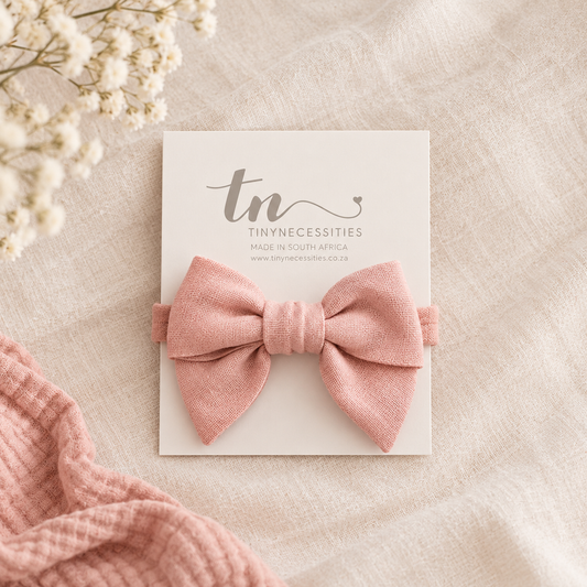 Pearl Pink Nylon Headband