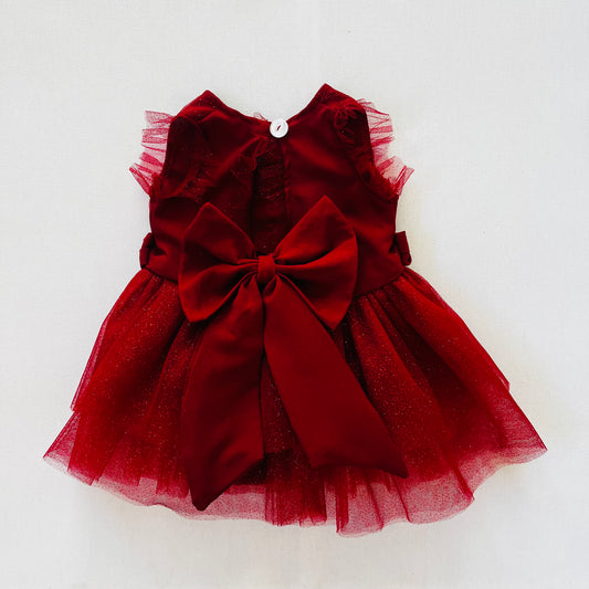 Holly Tutu Romper (includes matching headband)