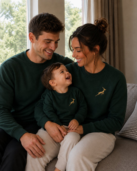 Springbokkie Mens Sweatshirt - Teal