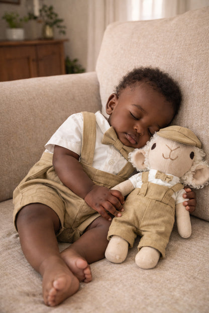 The Little Lamb - Wheat Harvest (matching baby boy items sold separately) 7 working days lead time