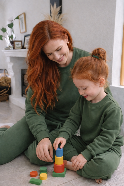 Kids Fleece Sweetpakkie - Olive Green (sold as a set)