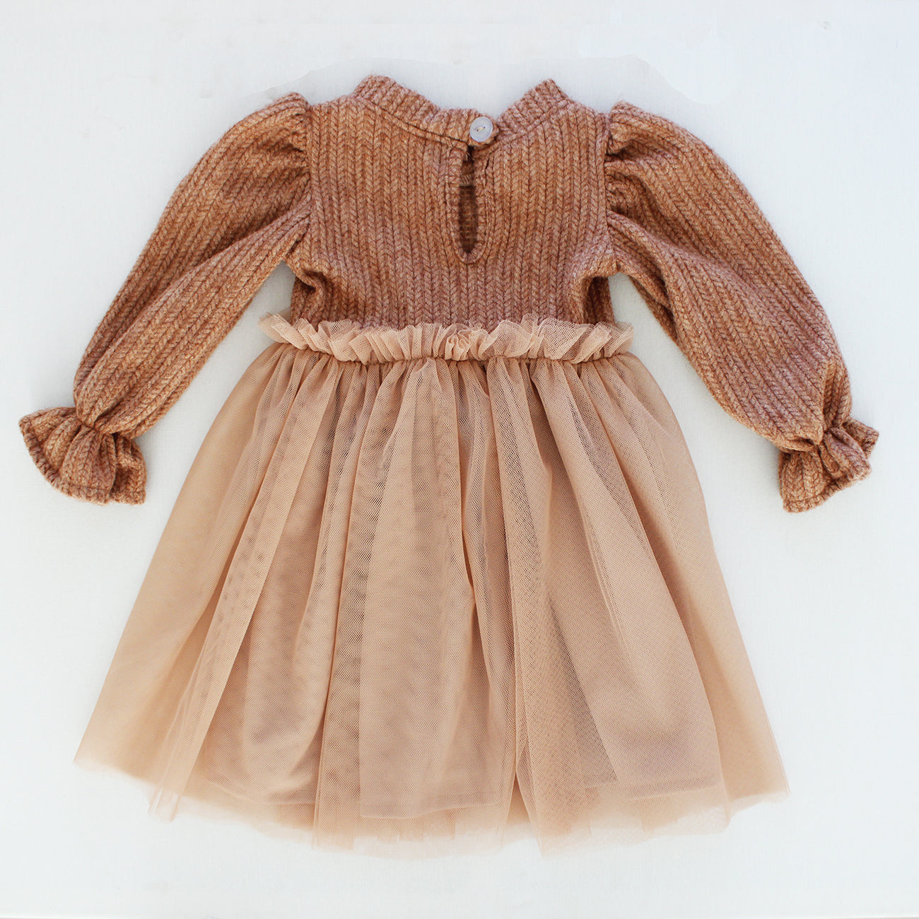 Aurelia Dress - Toffee (headband sold separately)