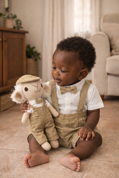The Little Lamb - Wheat Harvest (matching baby boy items sold separately) 7 working days lead time