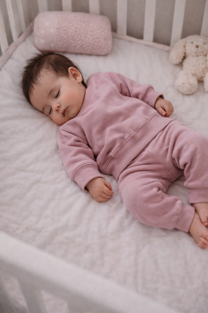 Kids Fleece Sweetpakkie - Dusty Pink (sold as a set)