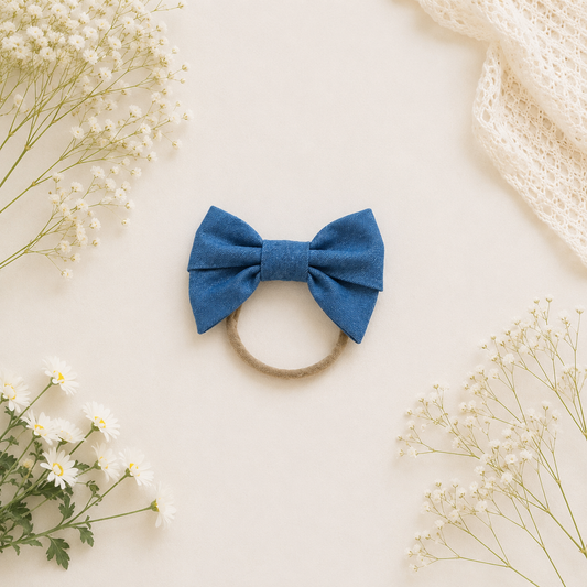 Denim Nylon Headband