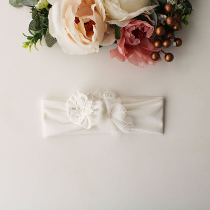 Gabriella off-white Christening Dress (includes matching headband)