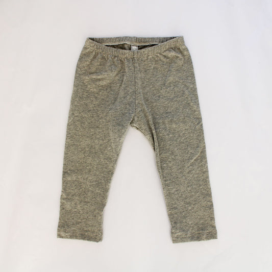 Plain tights - Grey Melange