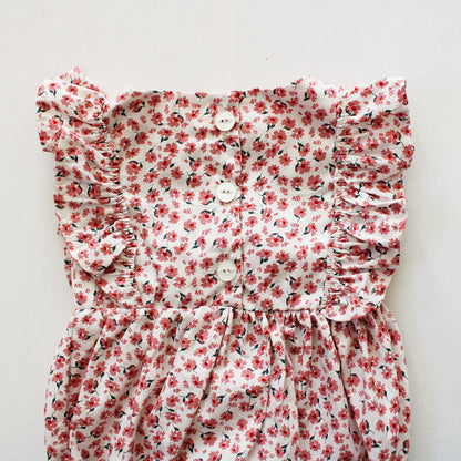 Pink Scarlett Bloom Romper (all accessories sold separately)